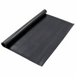 vidaXL Tapis de sol Noir 1 2 x 2 m Caoutchouc