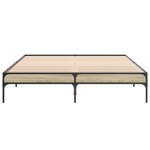 vidaXL Cadre de lit sans matelas chêne sonoma 140x200 cm