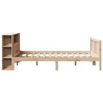 vidaXL Lit bibliothèque sans matelas 160x200 cm bois massif de pin