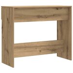 vidaXL Table console chêne artisanal 90x36x75 cm bois d'ingénierie