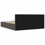 vidaXL Cadre de lit à rangement hydraulique sans matelas 160x200 cm