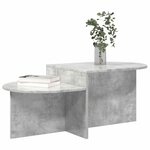 vidaXL Table basse Gris béton 100 x 50 x 40 cm Bois d'ingénierie