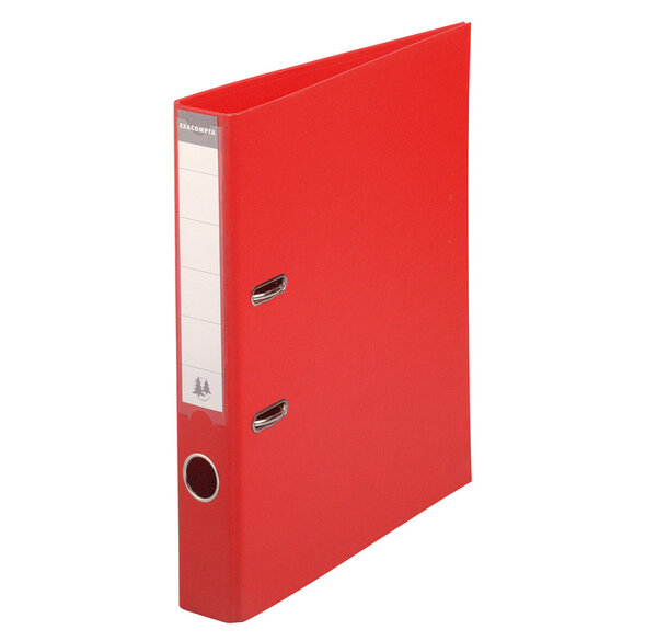 Classeur à levier EXP. PVC A4 D50 ROUGE x 50 EXACOMPTA
