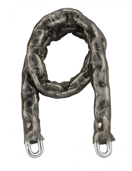 THIRARD - Chaîne acier cémenté zingué Loops  vélo  barrières  Ø 8mm  0.9m  gaine PVC - THIRARD