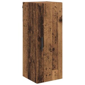 vidaXL Meuble mural Bois Ancien 34 5 x 34 x 90 cm Bois d'ingénierie