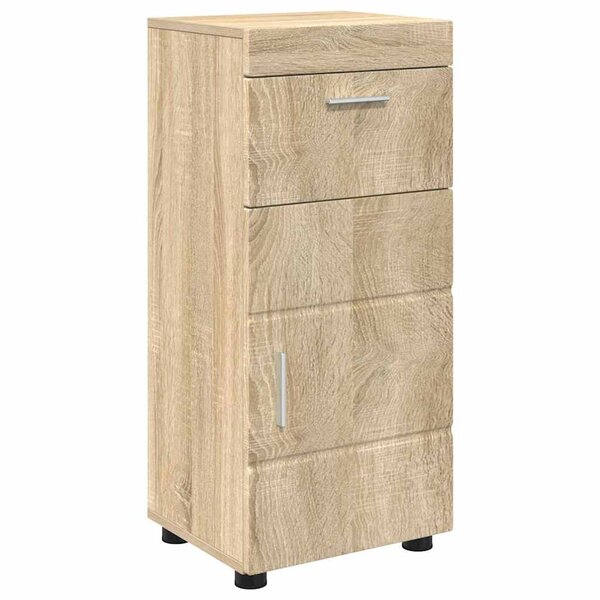 vidaXL Ensemble d'armoire de salle de bain TULUM Chêne Sonoma