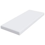 vidaXL Coussins de Matelas Blanc 70 x 200 cm