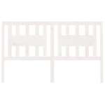 vidaXL Tête de lit Blanc 146x4x100 cm Bois massif de pin