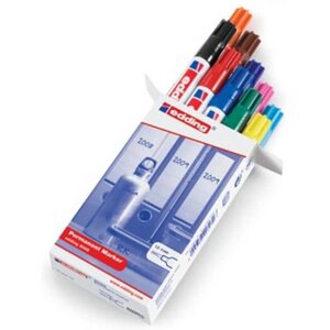 Edding marqueurs indélébiles 10 pièces multicolore 3000