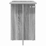 vidaXL Table d'appoint Gris Sonoma 35 x 40 x 55 cm Bois d'ingénierie