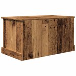 vidaXL Boîtes de rangement vieux bois 70x40x38 cm bois d'ingénierie