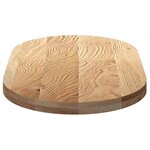 vidaXL Dessus de table 100x50x4 cm bois de chêne massif ovale