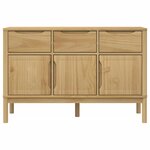 vidaXL Buffet FLORO marron cire 114x43x74 cm bois massif de pin