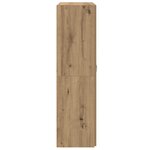 vidaXL Cabinet de Bureau avec étagère chêne artisanal 60 x 32 x 115 cm