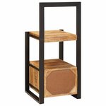 vidaXL Support valet Marron 40 x 40 x 90 cm Bois de manguier massif