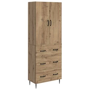 vidaXL Ensemble de Meubles 2 Pièces Chêne artisanal 66 x 34 5 x 90 cm