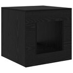 vidaXL Chêne Noir