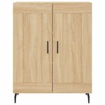 vidaXL Buffet chêne sonoma 69 5x34x90 cm bois d'ingénierie