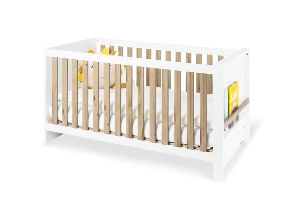 Lit bébé évolutif Lova 140x70 blanc