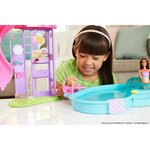 Mattel JFP01 - Barbie - Coffret piscine de rêve avec 6 espaces de jeu