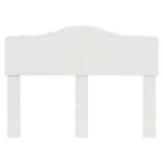 vidaXL Tête de lit Blanc Brillant 135 cm Bois d'ingénierie