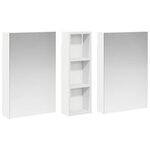 vidaXL Ensemble de Meubles de Salle de Bain 3 Pièces 100 x 10 5 x 60 5 cm