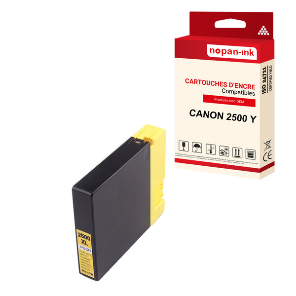 Nopan-ink - x1 cartouche canon pgi 2500 xl pgi 2500xl compatible