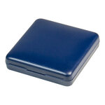 Écrin monnaie avec plateau velours bleu pour pièces de 18 à 50 mm. Diamètre intérieur - 30 mm