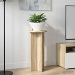 vidaXL Support de Plante 2 pièces Chêne Sonoma 29 5 x 29 5 x 60 cm