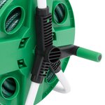 vidaXL Enrouleur de tuyau vert sur pied avec tuyau de 50 m PVC