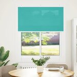 vidaXL Store plissé vert pétrole 105x100cm largeur du tissu 104 4cm