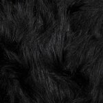 vidaXL Tapis en fausse Tafalla Noir 160 x 160 cm Polyester