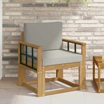 vidaXL 2 Pièce Ensemble de canapés d'extérieur Polyester