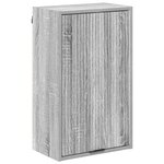 vidaXL Cabinet de salle de bain Sonoma gris 39 x 23.5 x 65 cm