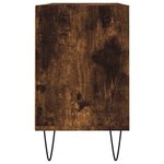 vidaXL Meuble TV chêne fumé 103 5x30x50 cm bois d'ingénierie
