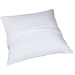 2 oreillers 60 x 60 cm + 2 protège oreillers imperméable 60 x 60 cm - Garnissage 100  polyester