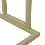 vidaXL Porte-serviettes sur pied Doré 48x24x78 5 cm Fer