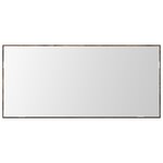 Cabinet de miroir de salle de bain vidaXL avec lumière LED Chêne fumé 80x37 cm