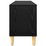 vidaXL Meuble TV Chêne noir 150 x 30 x 45 cm Bois d'ingénierie