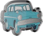 Pièce de monnaie en Argent 2 Dollars g 31.1 (1 oz) Millésime 2025 Magical Transport FORD ANGLIA