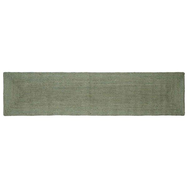 vidaXL Tapis de surface Rectangulaire Vert olive 60 x 250 cm Jute
