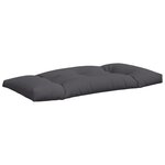 vidaXL Coussins de palette lot de 3 anthracite tissu