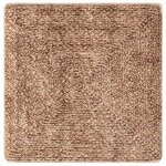 vidaXL Coureur de Tapis MARSA Jaune 100 x 100 cm Polyester et PVC