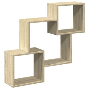 vidaXL Armoire murale 78x18x71 cm chêne sonoma bois d'ingénierie