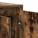vidaXL Buffet Chêne fumé 120 x 41 x 75 cm Bois d'ingénierie
