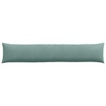 vidaXL Coussins de canapé 2 Pièces Vert Mer 200 x 40 cm