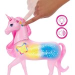 Mattel JCP78 - Barbie-Licorne SonseEt Lumières