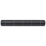 vidaXL Toile de paillage Noir 1x10 m PP