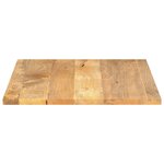 vidaXL Dessus de table 100x80x2 5cm rectangulaire bois massif manguier