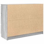 vidaXL Buffet sonoma gris 100x35x76 cm bois d'ingénierie